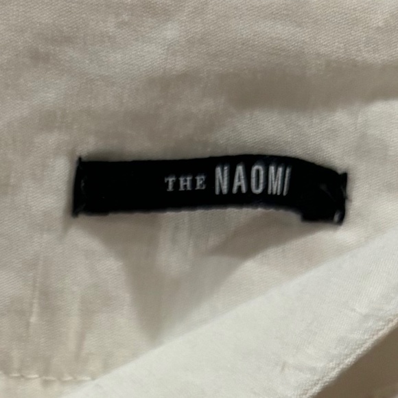 Anthropologie Naomi White Flare Pants Flattering 10 - Picture 5 of 8